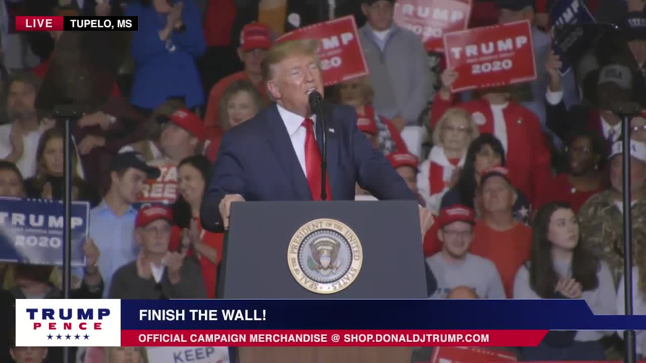 President Trump in Tupelo, MS