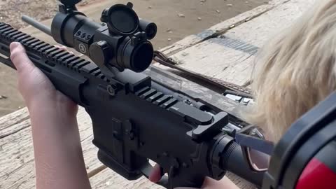 11 year old child shoots AR-15