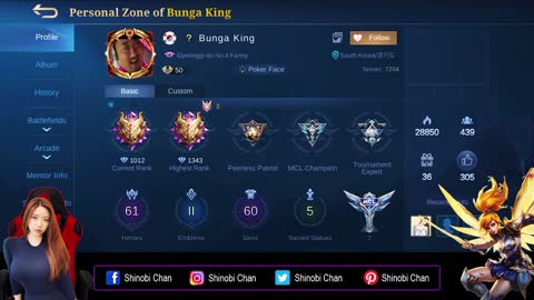 Fanny Lightborn Top Supreme 4 Mobile Legends Bang Bang