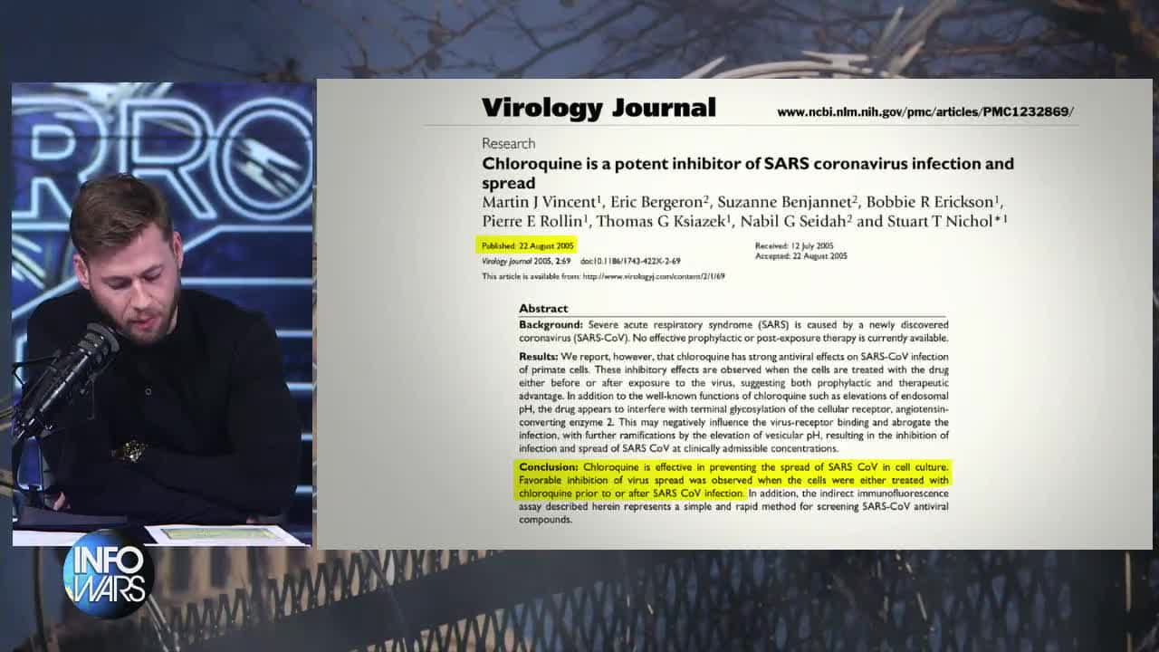 Anthony Fauci Promoted Hydroxychloroquine As Cure In 2005!