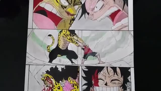 One Piece Luffy vs Lucci