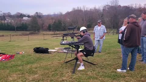 Shooting a Creedmoor stealth evolution 6.5