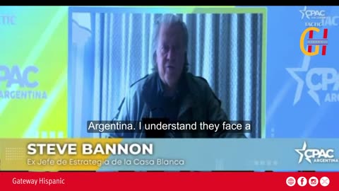 Steve Bannon, CPAC Argentina