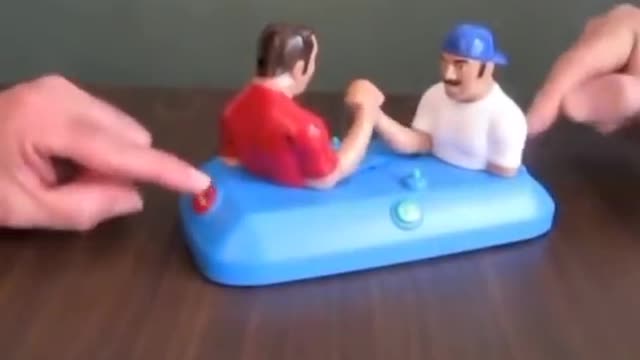 Finger training machine, whoever is fast wins. 🦥