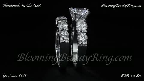 Engagement Ring And Wedding Set BBR-331 Set