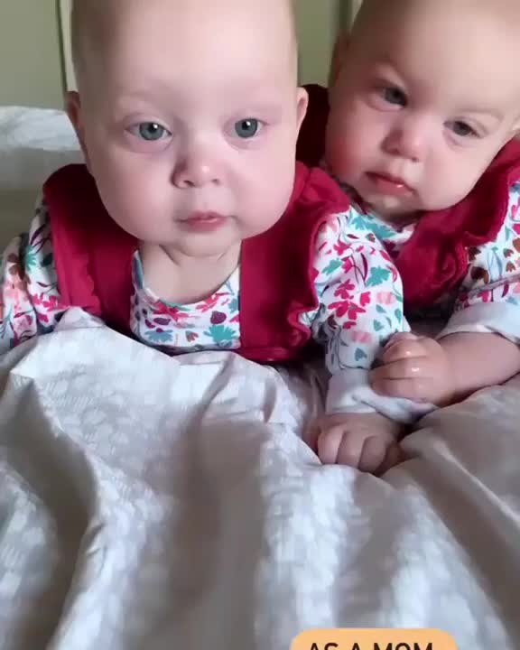Cute and twin baby