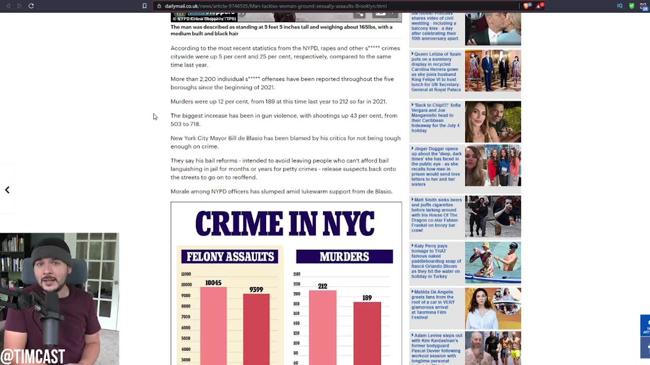 Midwit Journalist MOCKED For Downplaying Skyrocketing Crime In The US But FAILING To Understand Data