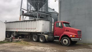 Loading Corn Haul to Grain Elevator pt 2