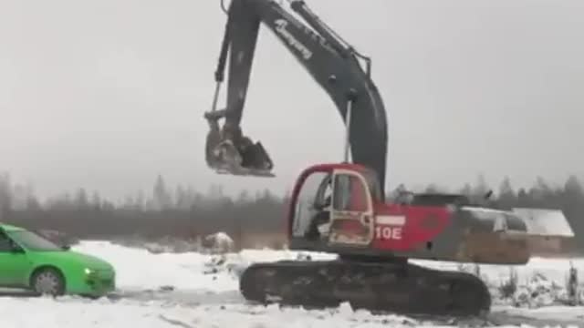 Boris the Excavator Operator Takes Revenge....