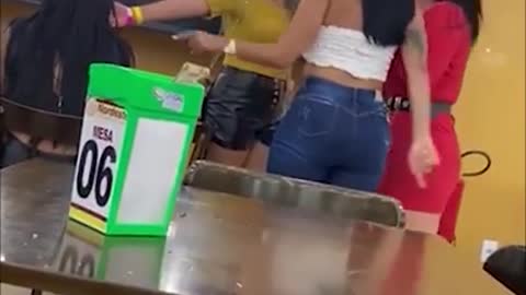 Funny ladies fight