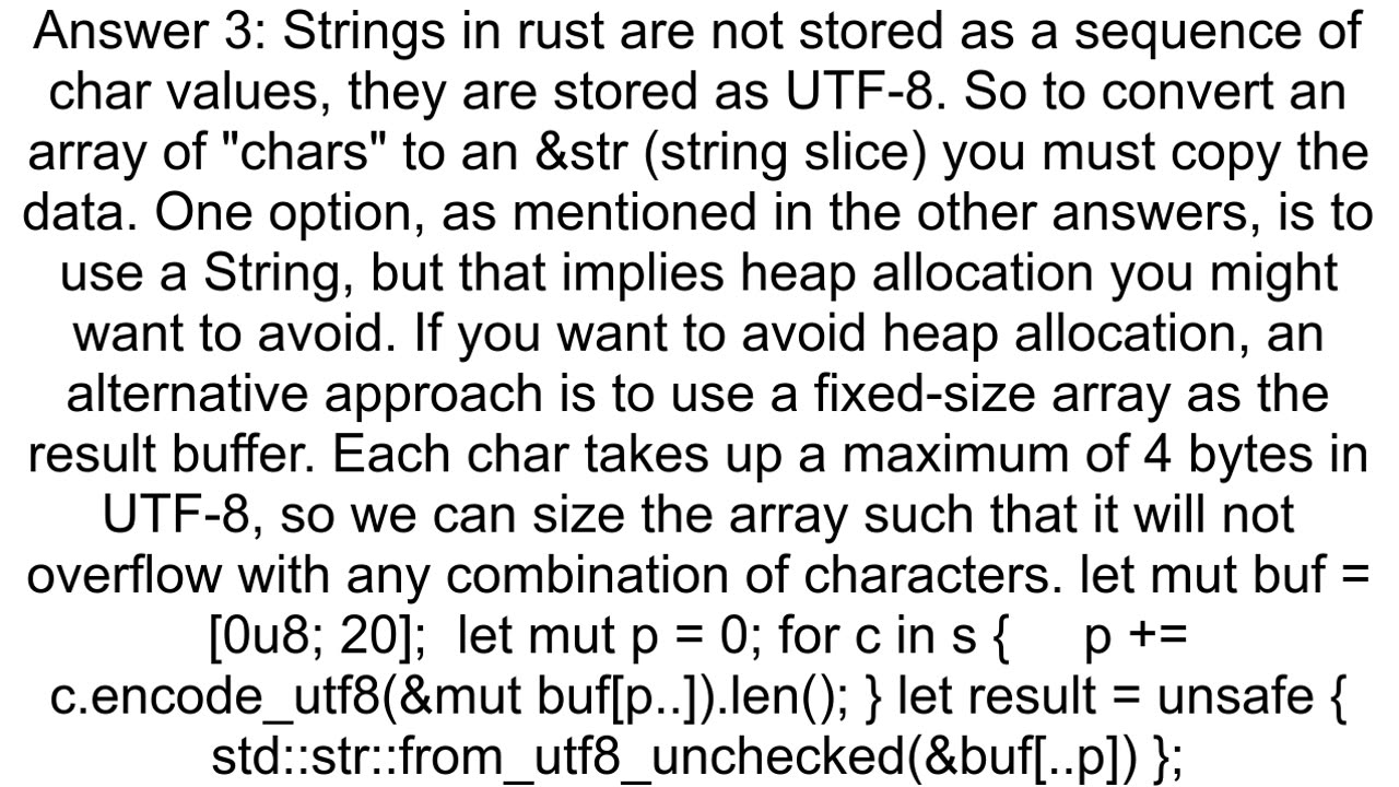 How do I convert from a char array char N to a string slice ampstr