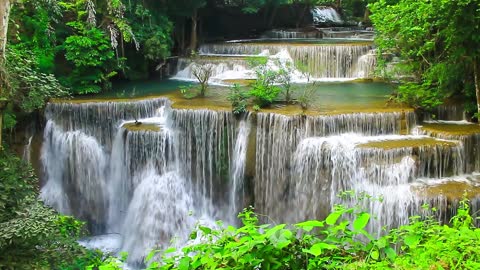 Huay Mae Khamin Waterfall, A Beautiful Refuge In The Middle Of The Forest In Kanchanaburi