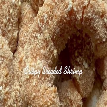 How to make crispy breaded shrimp 😋🍤