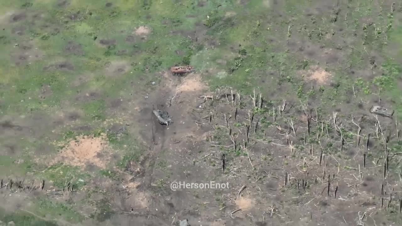 The destroyed equipment of the Ukrainian Armed Forces