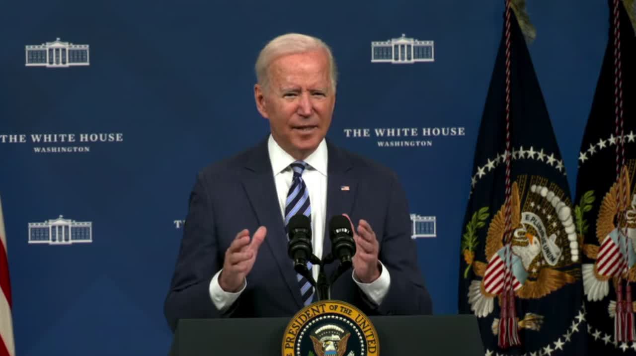 Biden talks about climate change and his Build Back Better plan