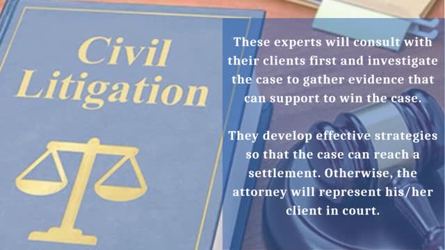 Resolve Your Civil Litigation Case with a Reliable Attorney