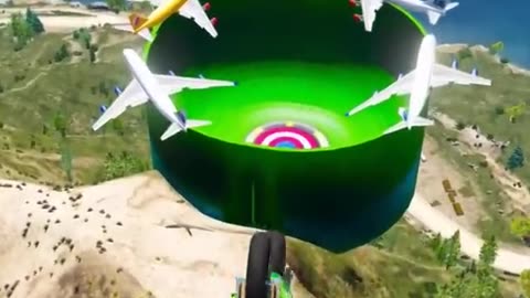 GTA V Dangerous stunt in mountain