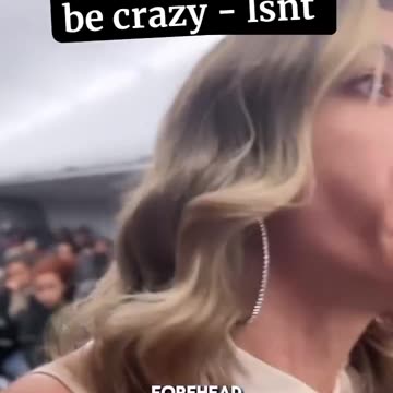 Nutter On A Plane ⚠️ 📢 😳! Speaking A Language I Do Not Understand?