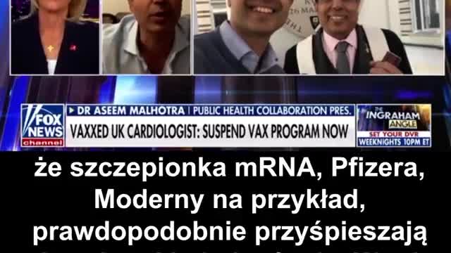 Dr Aseem Malhotra - Należy natychmiast zatrzymać szczepienia na COVID-19