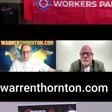 ANDREW HUDD WORKERS PARTY DEPUTY LEADER GUEST COMMENTATOR