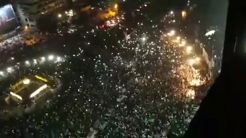 Tens of thousands of supporters of ousted Imran Khan took to the streets to show their support