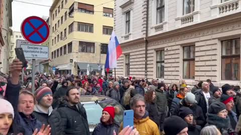 In Slovenia today, people tried to enter the Constitutional Court to demand the repeal