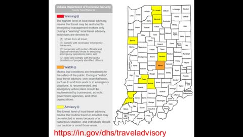 NWS Forecast Update & Travel Advisory Information