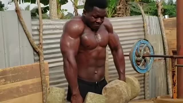 These lads didn't have a real gym to train in, so they built one from scratch 💪🔥👏