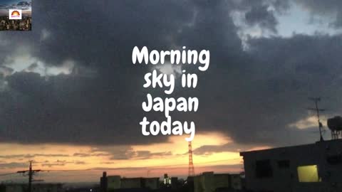 Unbelievable morning view taken from my window this morning in Japan #shorts