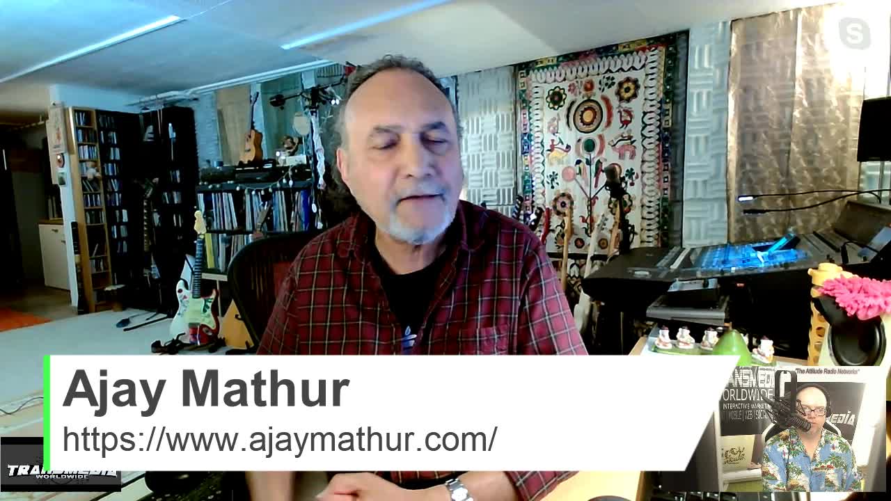 Ajay Mathur with Jiggy Jaguar on Musicap!