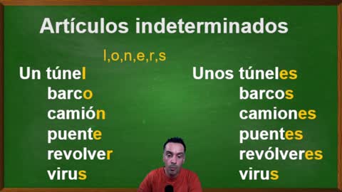 Indeterminate Articles in Spanish