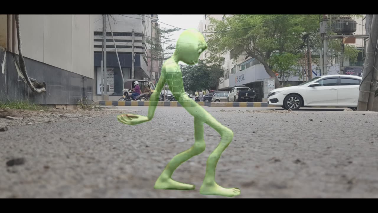 Damitu kusita dance on the road