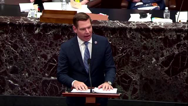 'This was never about one speech' -Rep. Swalwell