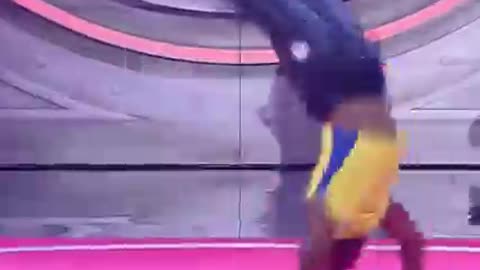 Astounding flips from talented young gymnast Li Jiamin (China)