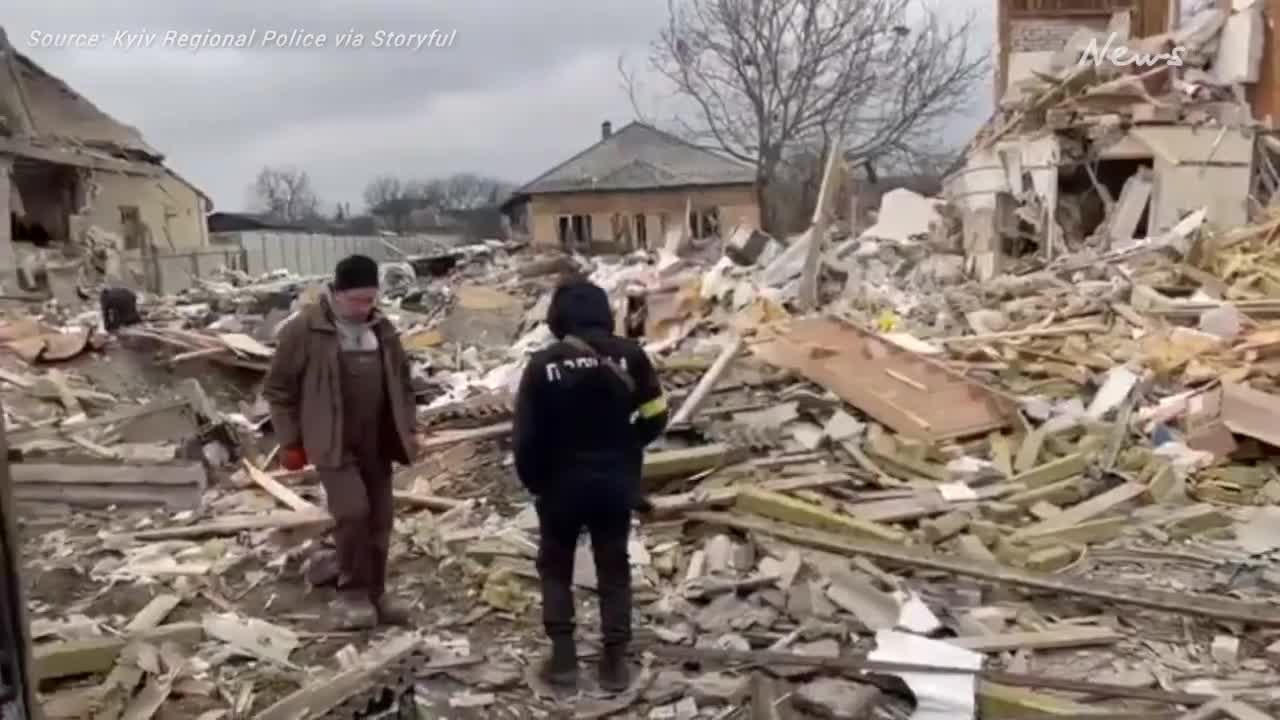 Children among those killed after the strikes on Markhalivka, south of Kiev