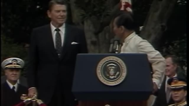 Rare Footages State Visit Philippines, Arrival Ceremony for President Marcos on September 16, 1982