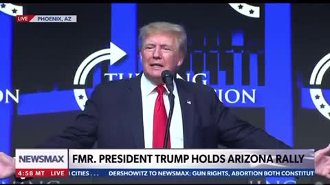 President Trump says with your help we will fight for free and fair elections