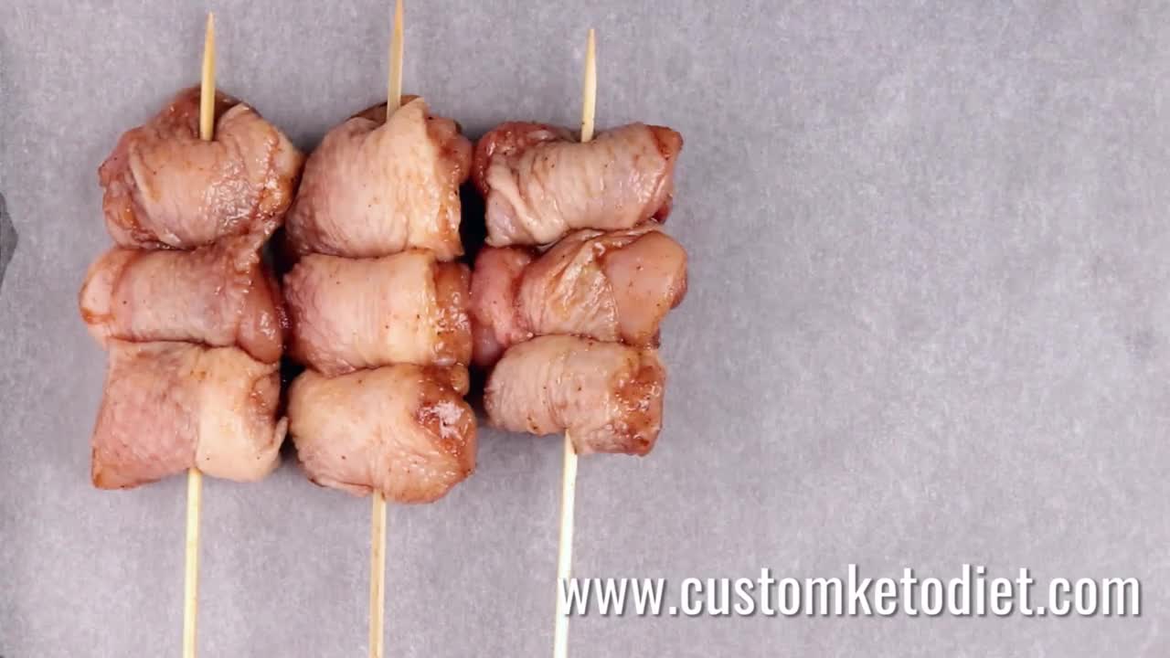 Keto BBQ Chicken Kabob