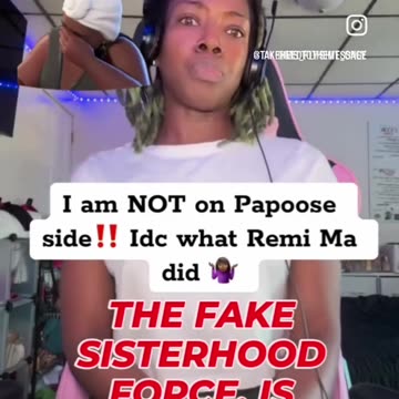 THE FAKE SISTERHOOD FORCE, IS STRONG IN THIS ONE.