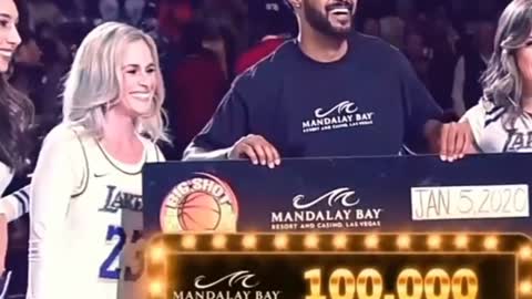 HE WON ONE CHANCE 100.000$ (BASKETBALL)