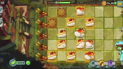 Plants vs Zombies 2 Lost City - Day 21