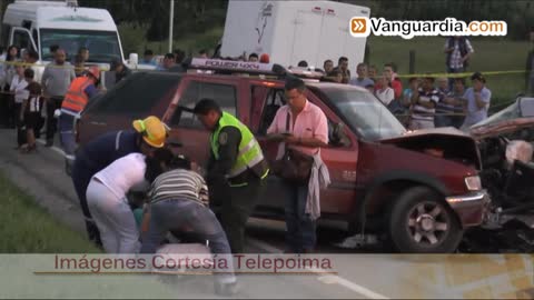 Accidente vía a Bogotá