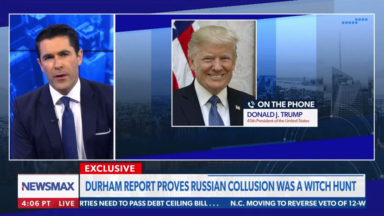 President Trump response to the John Durham report. “ it’s good to be vindicated”