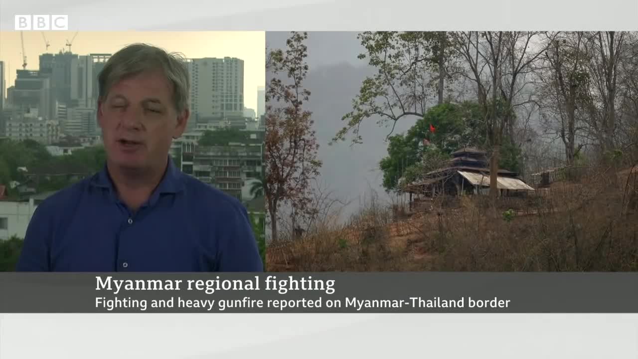 Fighting Near Thailand Myanmar Boarder