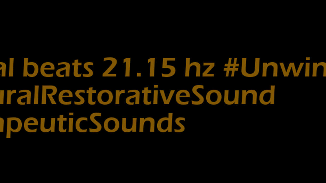 binaural_beats_21.15hz_RelaxationTechniques HealingSounds BinauralPeace