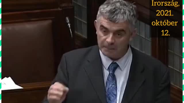 Írország: Richard O'Donoghoe a Parlamentben a kormányzati üzemanyagadóról 2021. október 12.