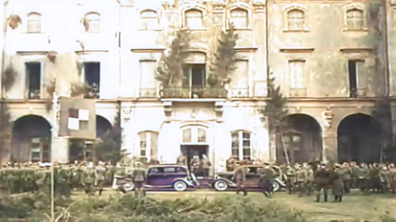 Brest. Desfile conjunto da Wehrmacht e do Exército Vermelho 22/09/1939