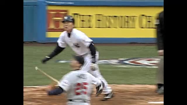 Hideki Matsui 2003 home opener Grand Slam (April 8, 2003)