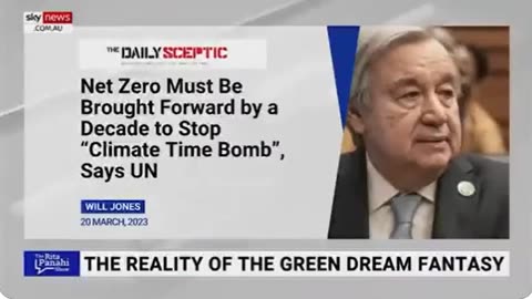 He Could Be Speaking About Covid. But He's Speaking About Climate