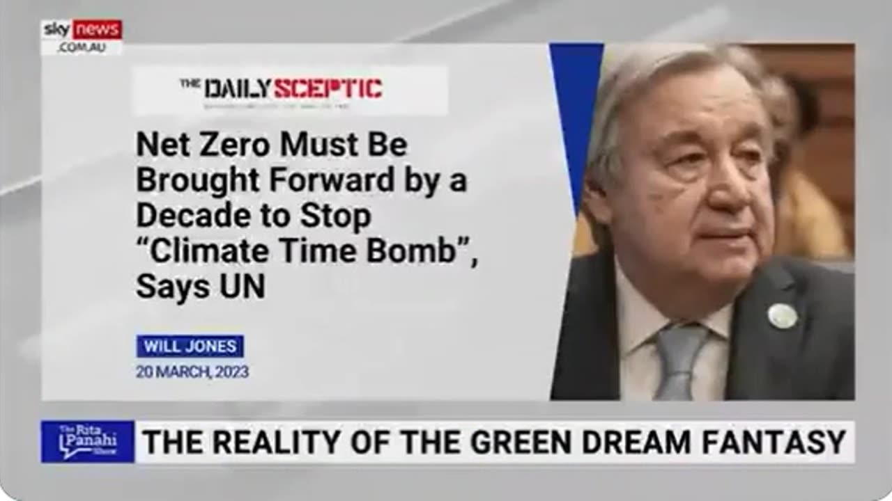 He Could Be Speaking About Covid. But He's Speaking About Climate